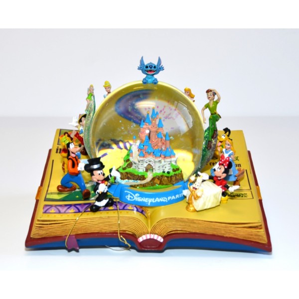 Disneyland Paris Illustration Book Snow Globe
