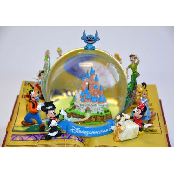 Disneyland Paris Illustration Book Snow Globe