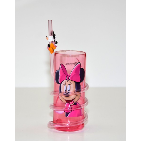 Minnie Mouse Curly Straw Tumbler