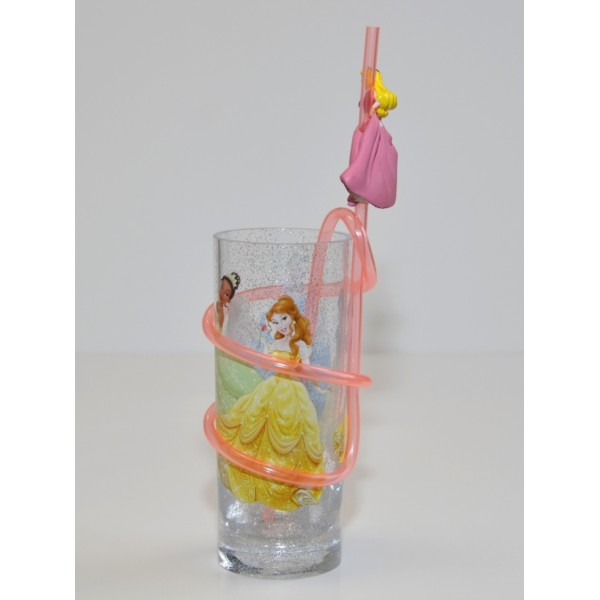 Disney Princess Curly Straw Tumbler