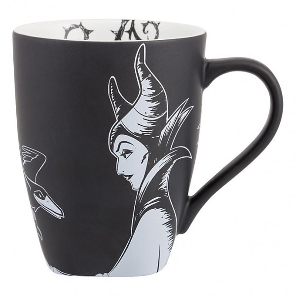 Maleficent Black and White Mug