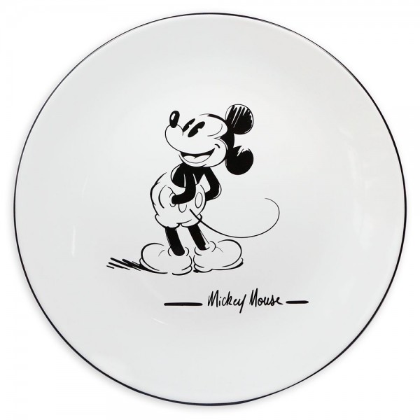 Mickey Mouse Comic Black and White Large plate, Disneyland Paris