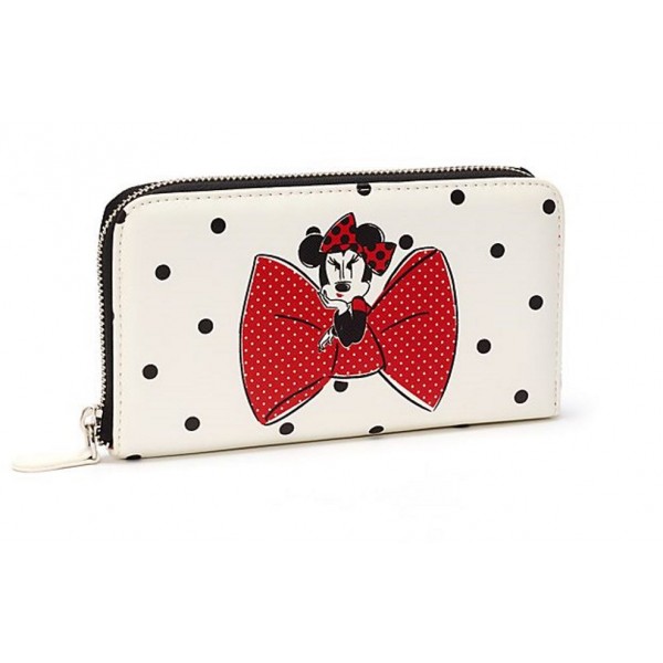 Disney Minnie Mouse Parisienne polka dot Wallet, Disneyland Paris new Collection