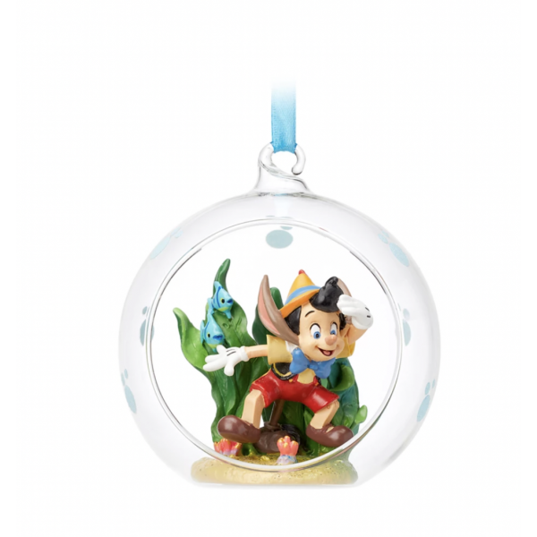 Pinocchio Underwater Hanging Bauble Ornament, Disney