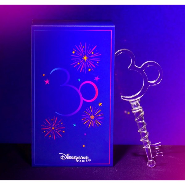 Disneyland Paris 30th Anniversary Glass key limited Edition, by Arribas