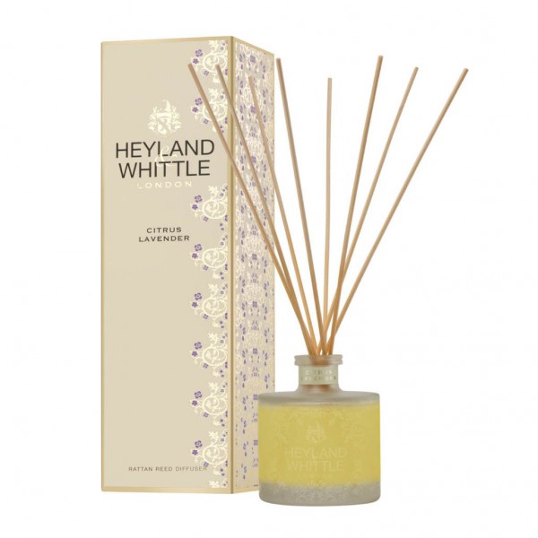 Gold Classic Citrus Lavender Reed Diffuser 200ml - Heyland & Whittle
