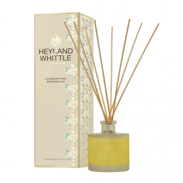 Gold Classic Clementine Prosecco Reed Diffuser 200ml - Heyland & Whittle