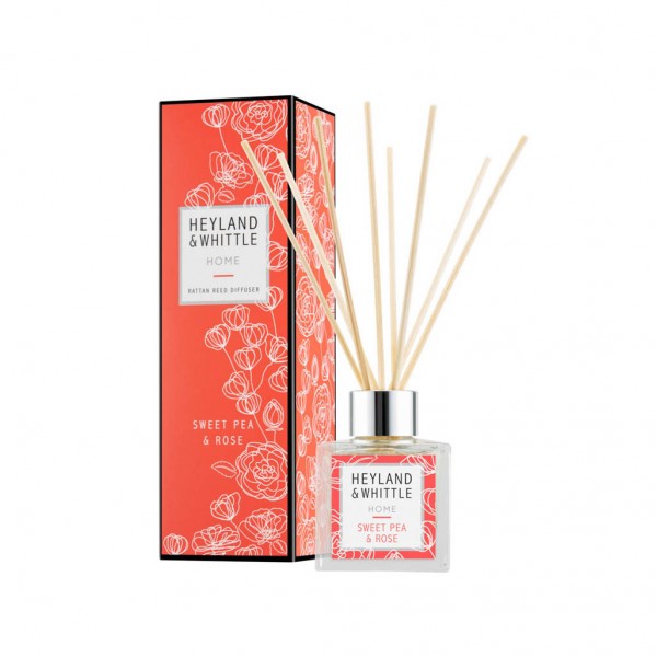 Heyland & Whittle - Sweet Pea & Rose Reed Diffuser 100m