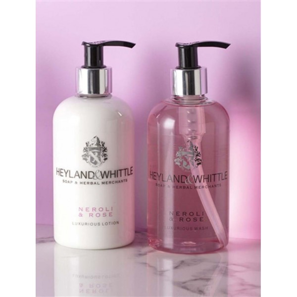 Heyland & Whittle Neroli & Rose Wash & Lotion 300ml Gift set