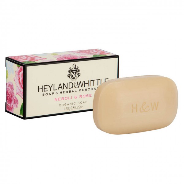 Neroli & Rose Organic Soap Bar 150g - Heyland & Whittle