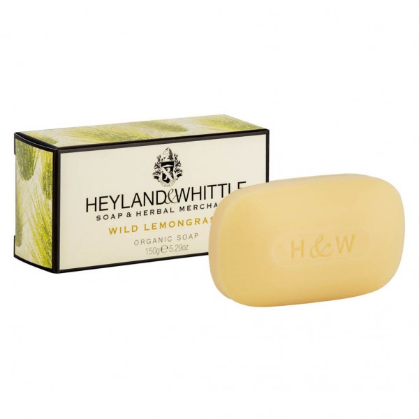 Wild Lemongrass Organic Soap Bar 150g - Heyland & Whittle