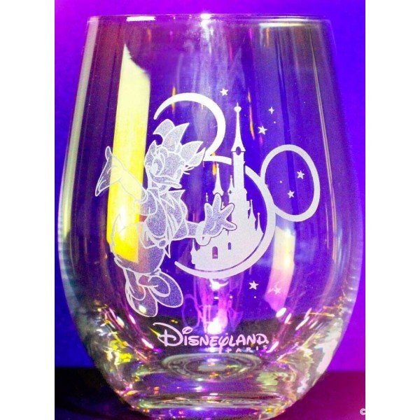 Disneyland Paris 30th Anniversary Daisy Water glass, Arribas