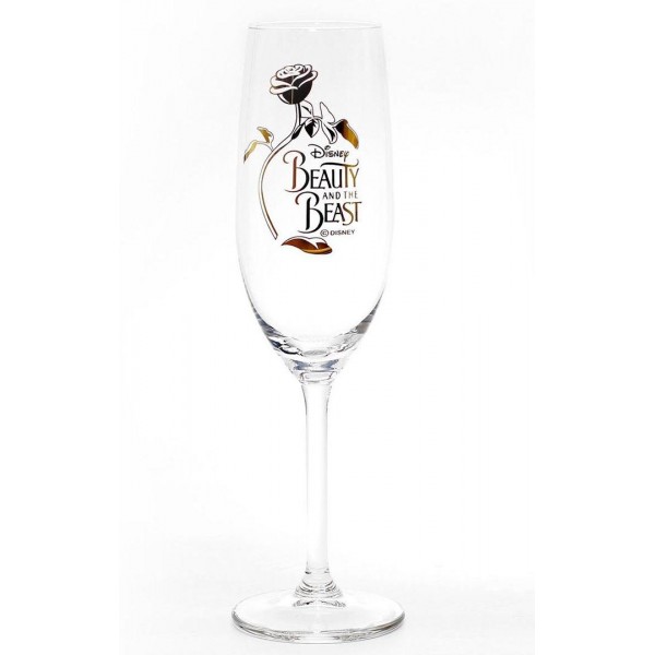 Beauty and the Beast golden pattern Champagne glass, By Arribas