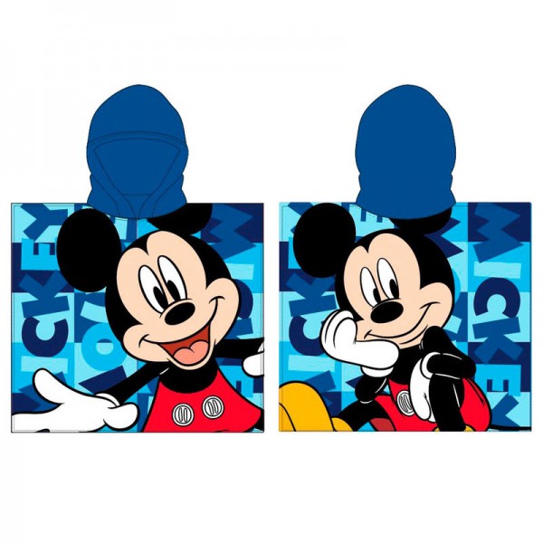 mickey mouse poncho towel