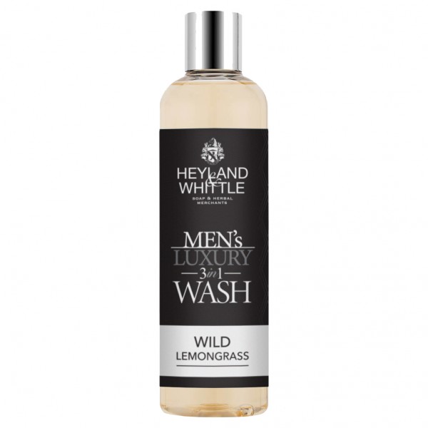 Heyland & Whittle Men's Luxury Wash 3 in 1 Wild Lemongrass