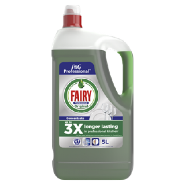 Fairy Original Washing-Up Liquid 5L, 3x Long Lasting