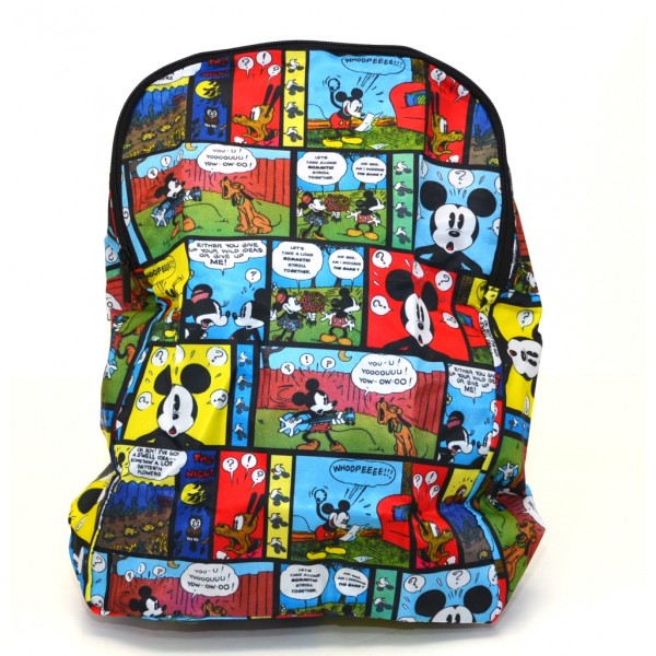 Disneyland Paris Mickey Mouse Foldaway Backpack