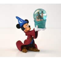 Mickey Mouse and Cinderella Castle Snow Globe
