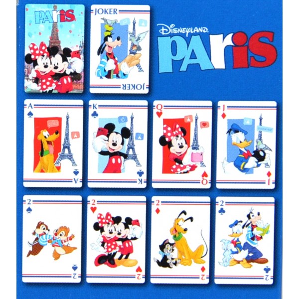 Disneyland Paris Characters Playing Cards