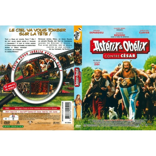 Asterix & Obelix Contre Cesar DVD (French) - New/Sealed