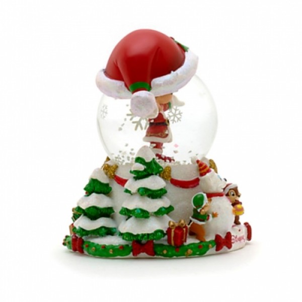 Mickey Mouse Chip 'N' Dale Christmas Snow Globe
