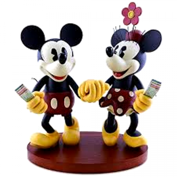 Disney Pie-Eyed Minnie and Mickey Mouse – Figurine